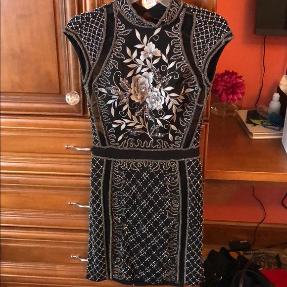 Jovani black beaded dress - Picture 5 of 8